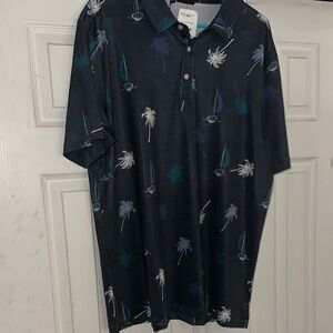 Nautical-Themed Navy Polo Shirt